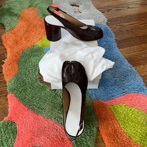 Tabi sling back. Maison Margiela. Brand new.